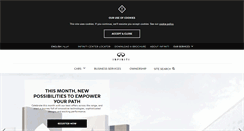 Desktop Screenshot of infiniti-oman.com